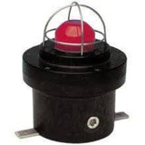 Medc DB3DM048N2BNR+XB12B02406RYDNNNR Sinalizador Luminoso Perigo, montagem fixa, tipo sonoro, globo de vidro borosilicato, vermelho, lâmpada 36W, Ex d - NBR IEC 60079-0, produto importado