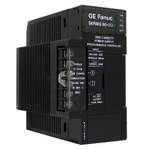 General Electric GE IC693PWR330 Fonte de Alimentação de alta capacidade, 120/240V, 125 Vdc, utilizada em controlador lógico programável, produto importado
