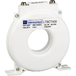 Schneider LT6CT4001 Transformador Corrente Auxiliar para relé multifunção, Telemecanique, TeSys, produto importado, código NCM 850490, ficha técnica catálogo