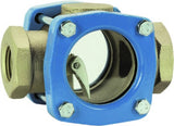Honsberg FK-020GR Visor de Fluxo, pressão de 16 bar, temperatura 170°C, conexão por rosca 3/4" BSP, passo 11fpp, corpo em ferro fundido, vidro, vasão 250l/minuto, ficha tecnica catalogo datasheet