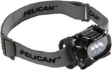 Pelican 2745Z0 Lanterna LED para Cabeça, comprimento 57mm, peso com baterias 94g, tempo de bateria mínimo 20hrs e máximo 40hrs, distância do facho de luz mínima 25m e máxima 35m, produto importado