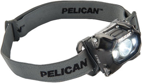 Pelican 2760 Lanterna LED para Cabeça, comprimento 57mm, peso com baterias 96g, tempo de bateria mínimo 1hrs 30m e máximo 11hrs, distância do facho de luz mínima 19m e máxima 101m, produto importado