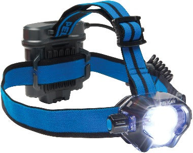 Pelican 2780 Lanterna LED para Cabeça, comprimento 76mm, peso com baterias 249g, tempo de bateria mínimo 1hrs 30m e máximo 12hrs, distância do facho de luz mínima 27m e máxima 124m, produto importado