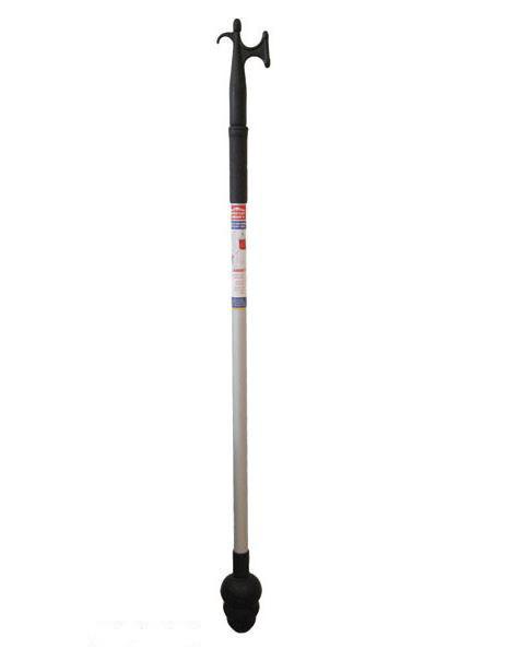 VM261003 Mastro com Gancho, Telescópico, Push Pull Pole Stick for Rigger, 2-2.1m. 6' pés, extensível, corpo em aluminio, boat hook with a rubber buffer end for tag line pulling, tongkat, código NCM 660191, produto importado